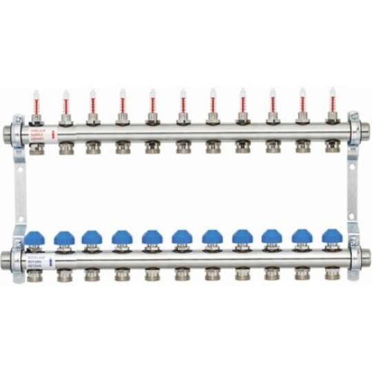 Watts 11 körös Áramlásmérős osztó-gyűjtő HKV2013A-50-1-11VA