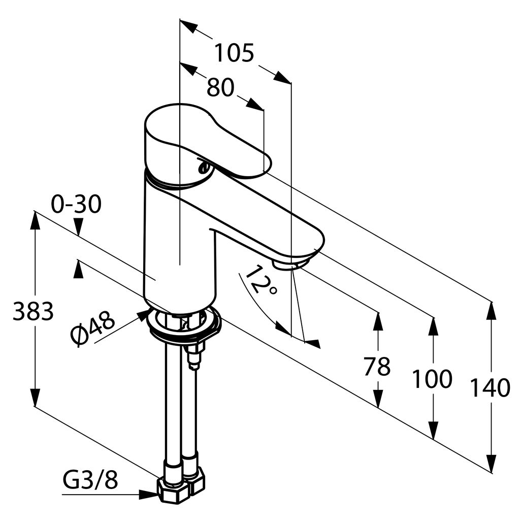 Kludi Objekta Mosdó Csaptelep 321260575