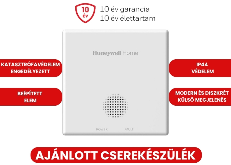 A Honeywell Home R200C-2 az ajánlott cserekészülék.