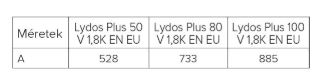 Ariston Lydos PLUS 50 V 1,8K EN EU 50 Liter Villanybojler műszaki adatlap